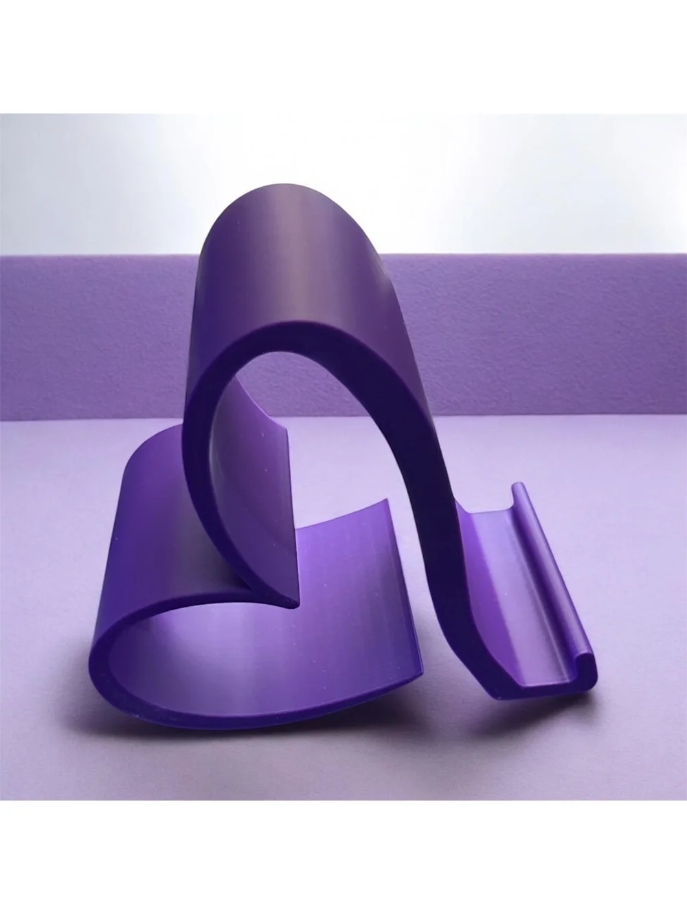 Modern Purple Abstract Sculpture Phone Holder 3d Printer